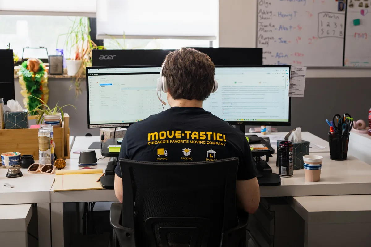 Move-tastic! online booking experience